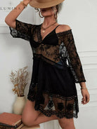 Molly - Loose V-Neck Mini Dress