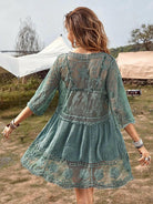 Molly - Loose V-Neck Mini Dress