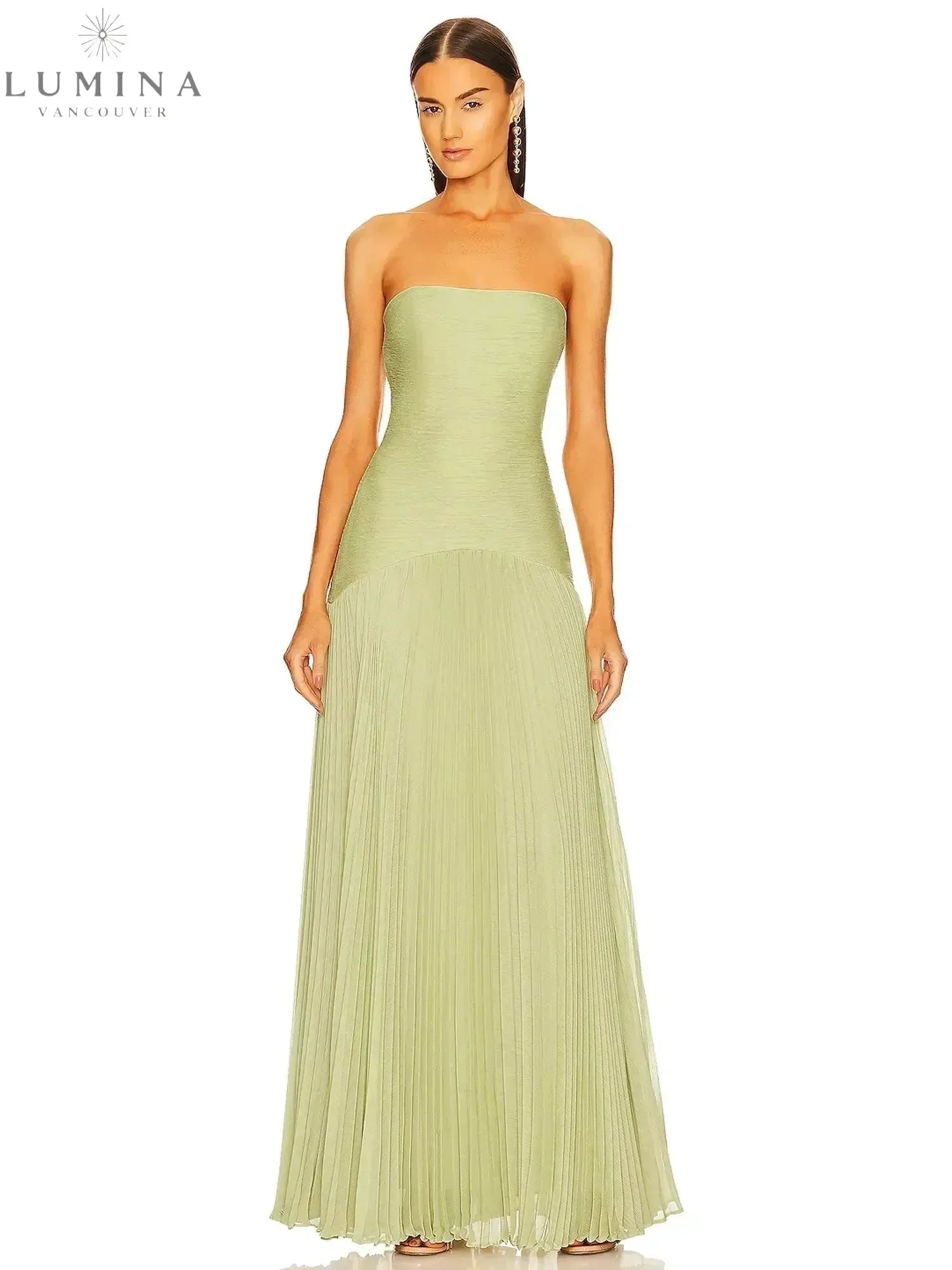 Morgane - Sleeveless Drop-Waist Maxi Dress