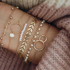 Pack of Boho Bracelets in Gold - Lumina Vancouver