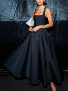 Patricia - Elegant A-Line Midi Dress - Lumina Vancouver