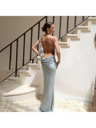 Pauline - Elegant Sultry Backless Maxi Dress
