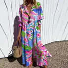 Demi Colourful Boho Maxi-Dress - Lumina Vancouver