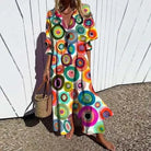 Demi Colourful Boho Maxi-Dress - Lumina Vancouver