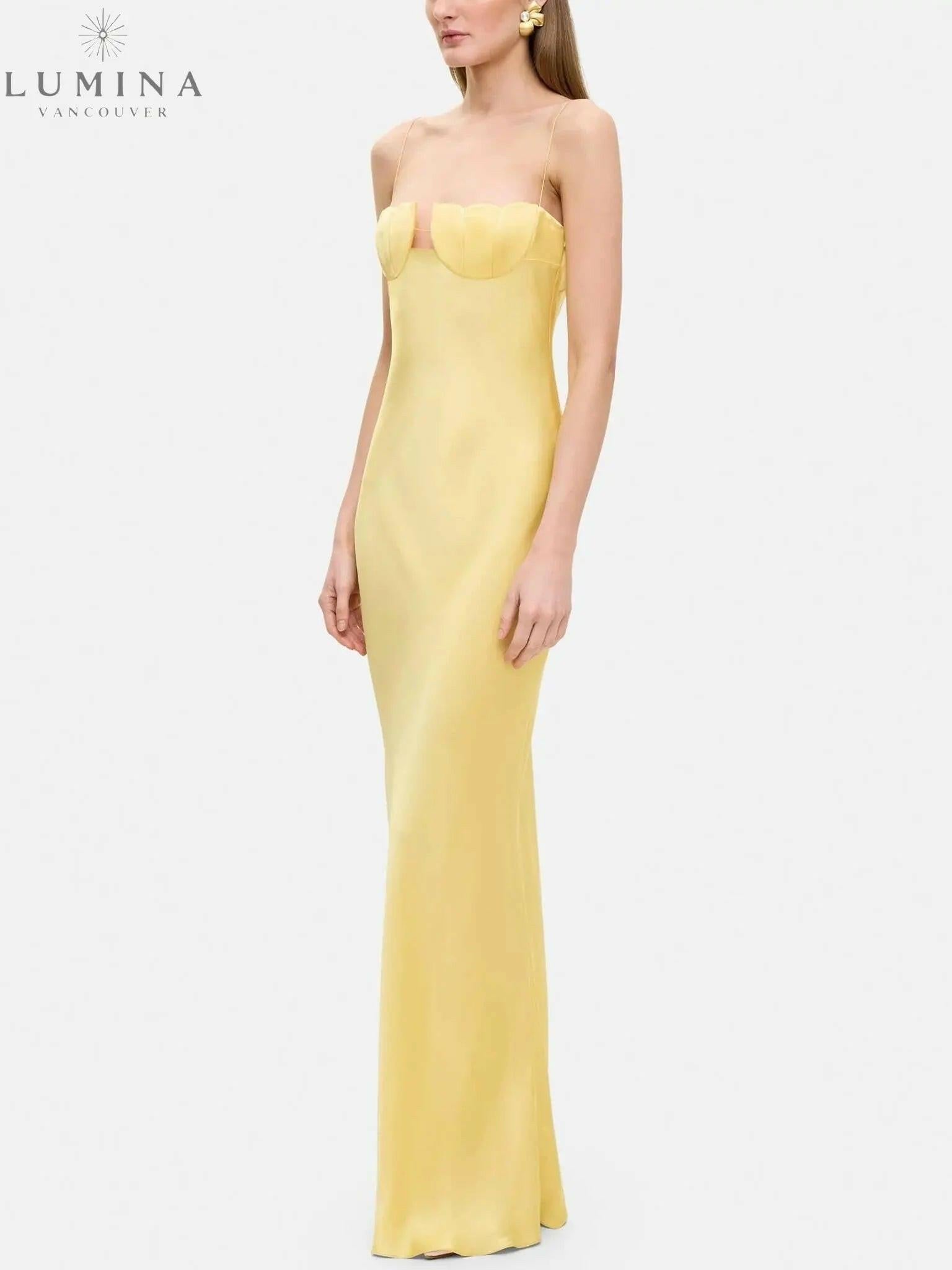 Sienna - Suspender Maxi Dress