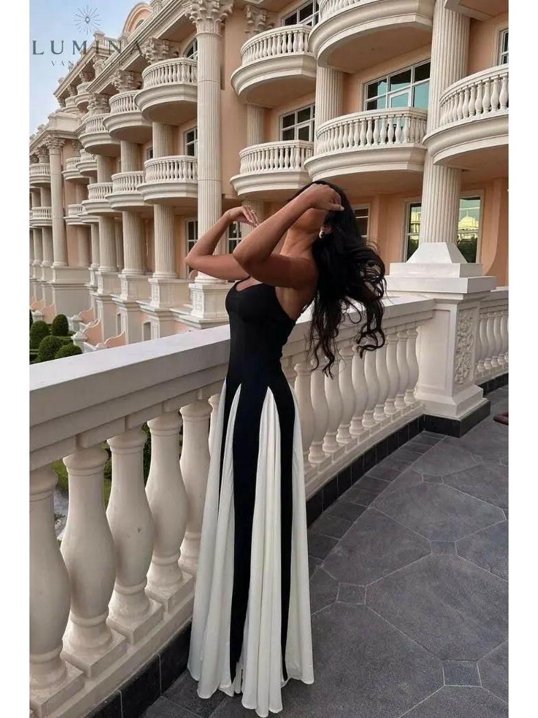 Viara - Paneled Maxi Dress