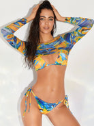 Mesh 3 Pieces Bikini Set