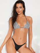 Starry Halter Bikini Set