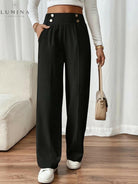 Camille – French-Inspired Straight-Leg Office Pants