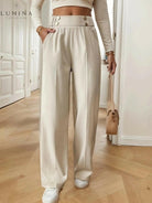 Camille – French-Inspired Straight-Leg Office Pants