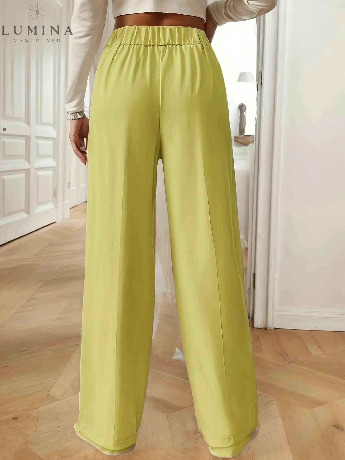Camille – French-Inspired Straight-Leg Office Pants