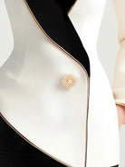 Isabelle | Asymmetrical White Blazer - Lumina Vancouver - Lumina Vancouver