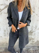 Ada™ | Stylish Long Knit Coat
