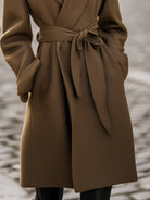 Elena | Belted Wrap Coat - Lumina Vancouver - Lumina Vancouver