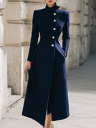 Elena | Collar Maxi Coat - Lumina Vancouver - Lumina Vancouver