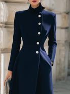 Elena | Collar Maxi Coat - Lumina Vancouver - Lumina Vancouver