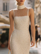 Celeste | Sequined Sheath Midi Dress - Lumina Vancouver - Lumina Vancouver