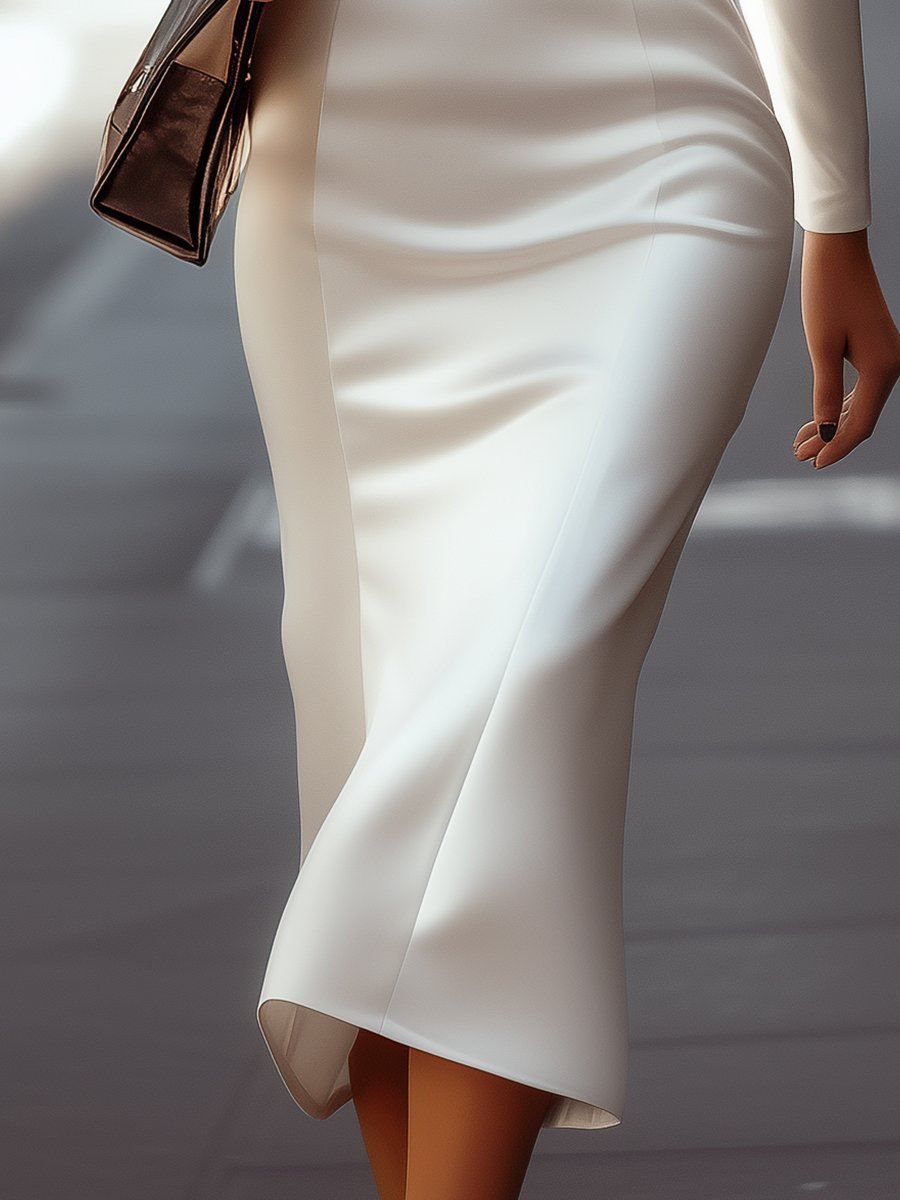 Isabelle | Tailored White Blazer Dress - Lumina Vancouver - Lumina Vancouver