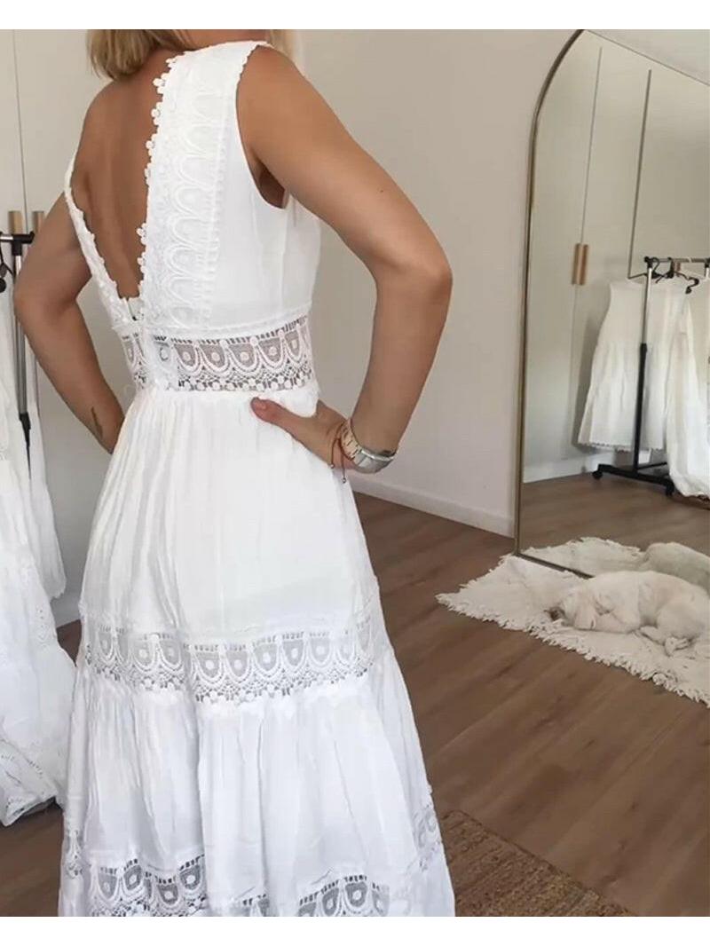 Alexa™ - Lace V-Neck Cami Dress