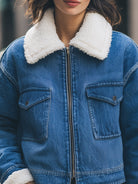 Elena | Sherpa-Lined Denim Jacket - Lumina Vancouver - Lumina Vancouver