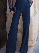 Valentina | Sheer Wide Leg Jumpsuit - Lumina Vancouver - Lumina Vancouver