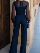 Valentina | Sheer Wide Leg Jumpsuit - Lumina Vancouver - Lumina Vancouver