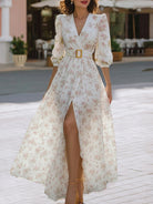 Luna | Chiffon Floral Maxi Dress - Lumina Vancouver - Lumina Vancouver