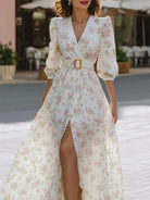 Luna | Chiffon Floral Maxi Dress - Lumina Vancouver - Lumina Vancouver