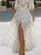 Luna | Chiffon Floral Maxi Dress - Lumina Vancouver - Lumina Vancouver