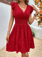 Women's Mini Dress - Sleeveless V-Neck - Flowy Lightweight Casual Wear by Lumina Vancouver