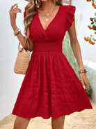Women's Mini Dress - Sleeveless V-Neck - Flowy Lightweight Casual Wear by Lumina Vancouver