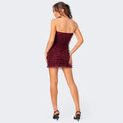 Women’s Strapless Mini Dress – Bodycon Fit – Ruffled Texture – Evening Party Wear by Lumina Vancouver