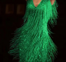 Women's Dress - Sleeveless Scoop Neck - Fringe Detailing - Form-Fitting Party Wear by Lumina Vancouver