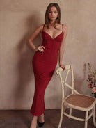 Women’s Bodycon Dress – Corset Bodice – Sweetheart Neckline – Full Length – Stretch Fit by Lumina Vancouver