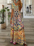 Daisy - Vintage V-Neck Dress
