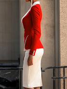Valentina | Asymmetrical Blazer Suit - Lumina Vancouver - Lumina Vancouver