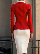 Valentina | Asymmetrical Blazer Suit - Lumina Vancouver - Lumina Vancouver