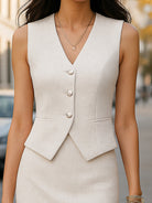 Luna | Vest And Maxi Skirt Two-Piece Set - Lumina Vancouver - Lumina Vancouver