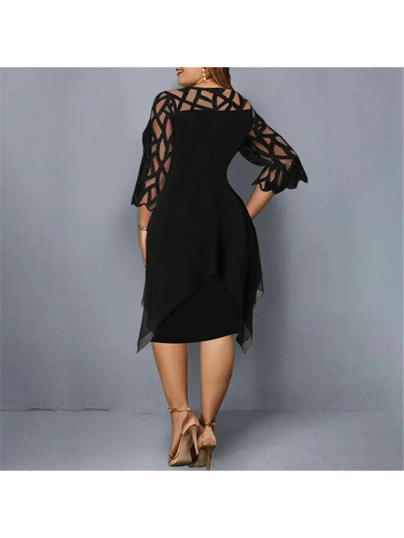 Annika | Plus Size Midi Dress