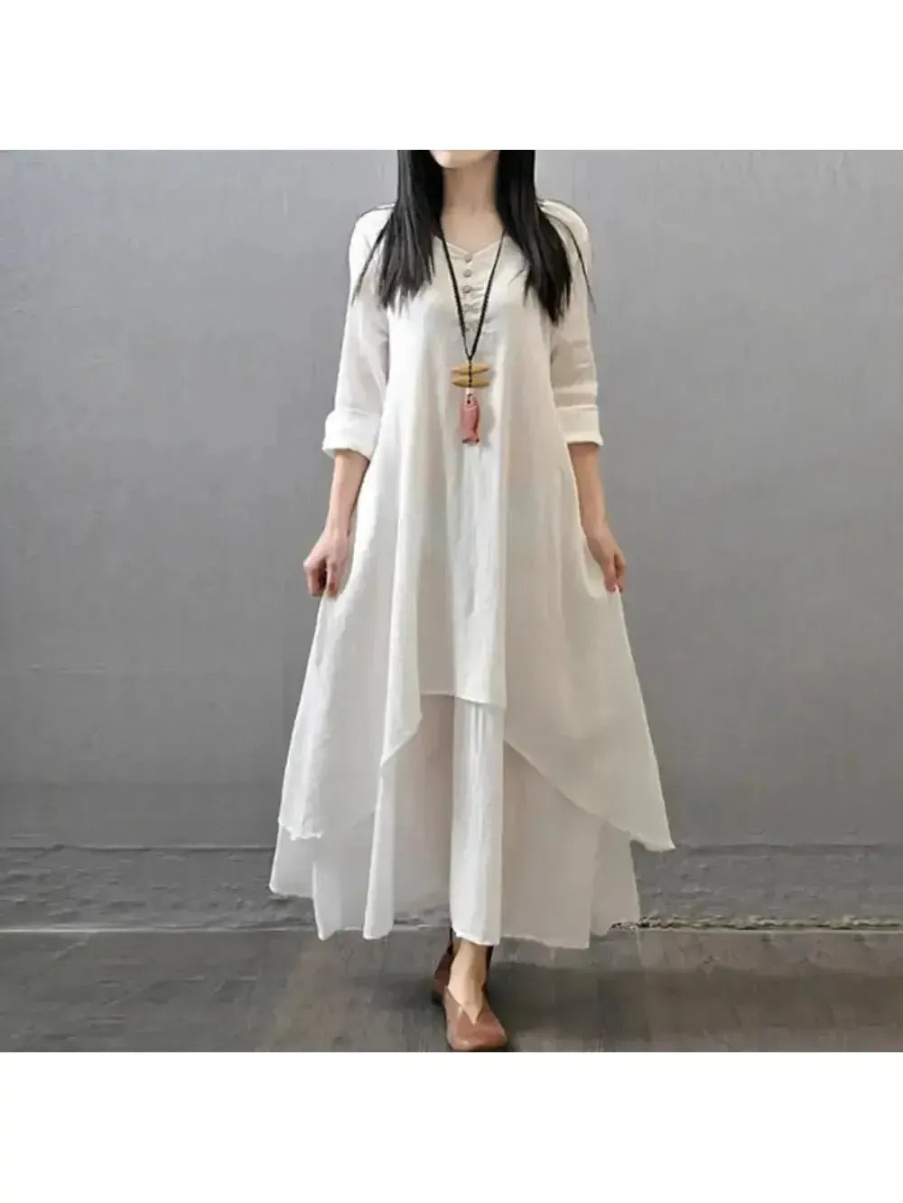 Alessia | Linen Dress