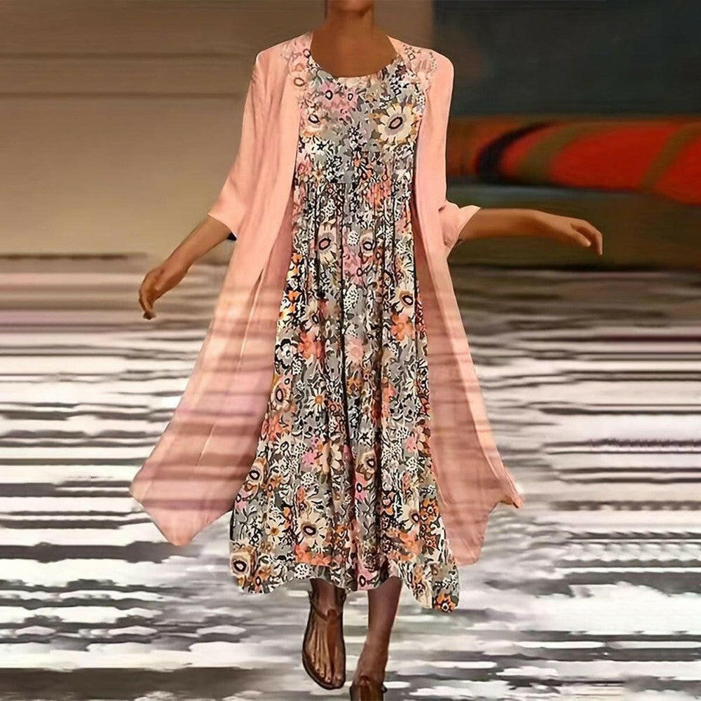 Essie™ - Floral Boho Dress.